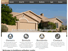 Tablet Screenshot of kathleengallagherrealty.com